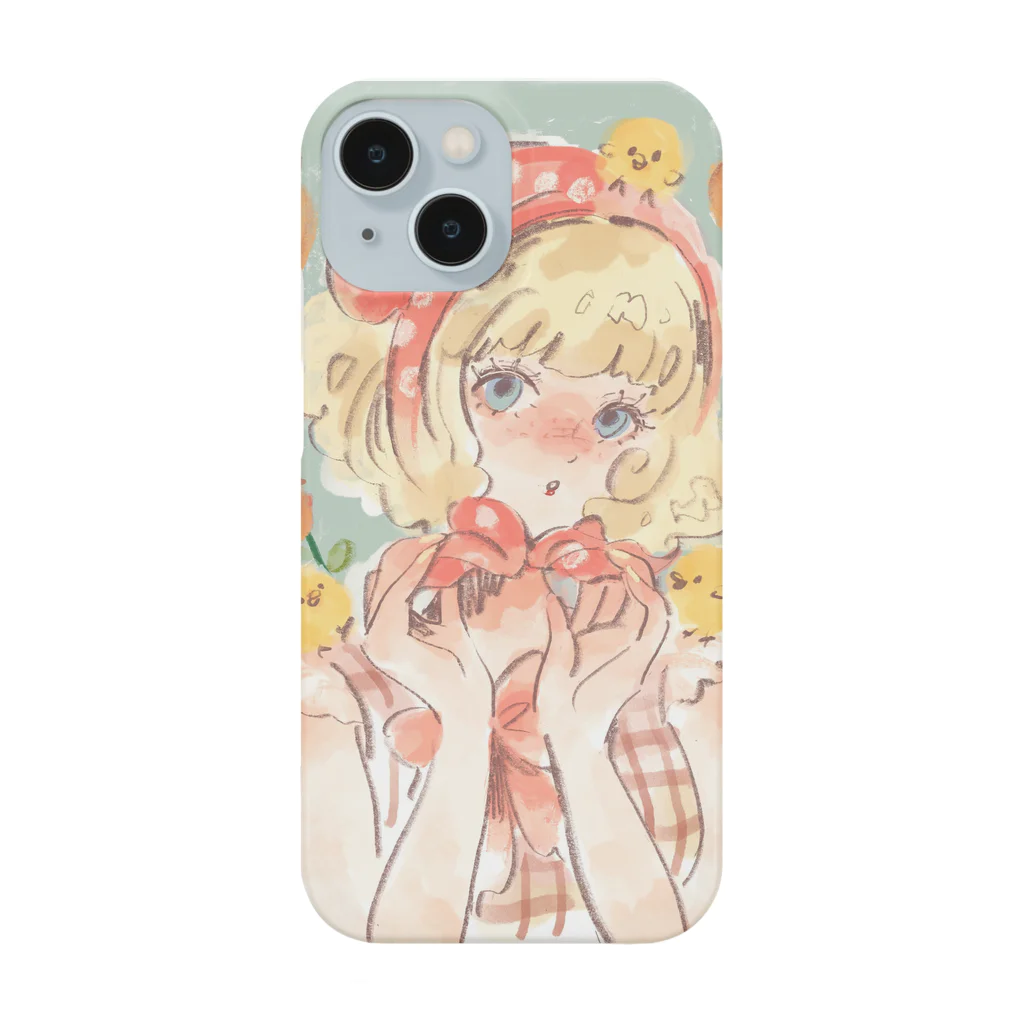 りんごあめのひよこちゃんと女の子🐥 Smartphone Case