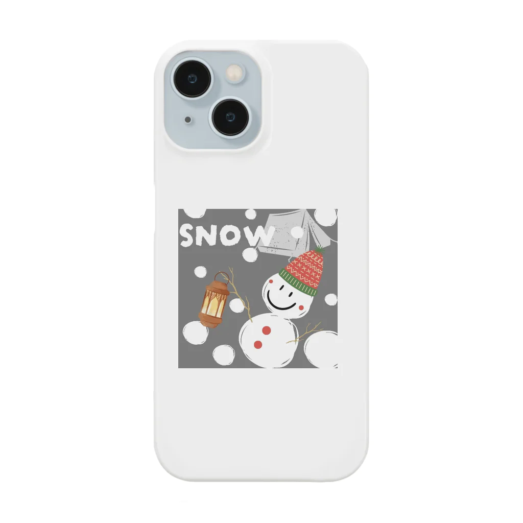 YF_familleの雪だるま Smartphone Case