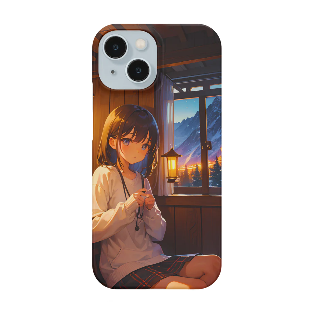 卯月なのかのMountain Journey　〜峻険の先に待つ絶景の旅〜　No.4「山小屋での夜」 Smartphone Case