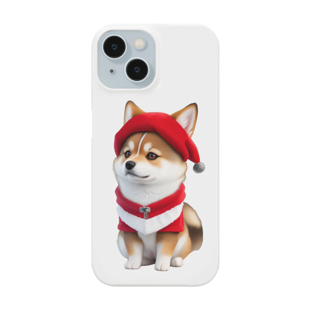 〜たけしゃんのお店〜の芝犬サンタ① Smartphone Case