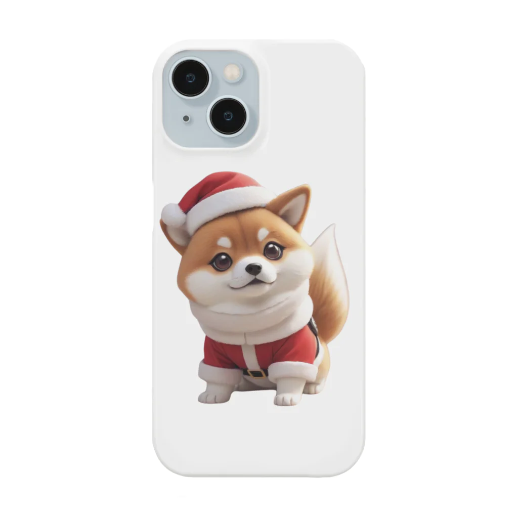 〜たけしゃんのお店〜の芝犬サンタ⑤ Smartphone Case