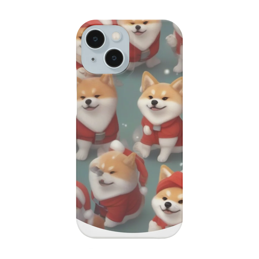 〜たけしゃんのお店〜の芝犬サンタ⑧ Smartphone Case