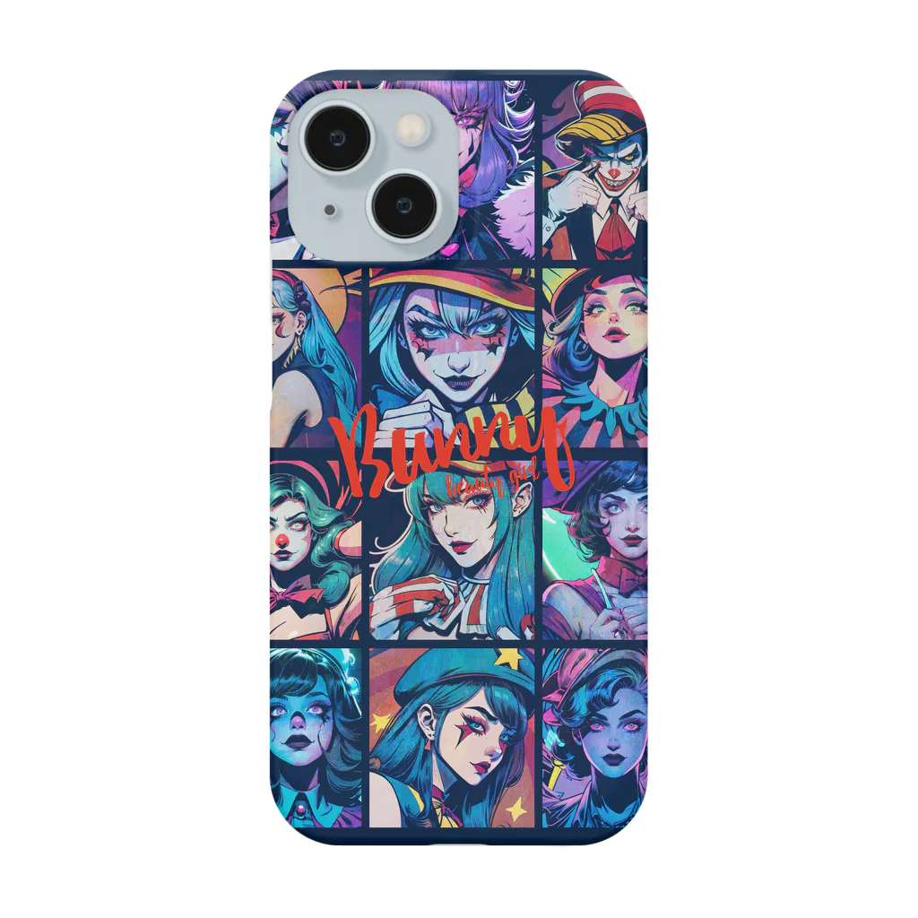 BUNNY-ONLINEのBUNNY-ART No.01 アメコミヴィンテージ Smartphone Case