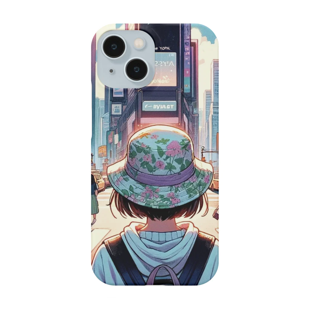 Artful Whiskersの一人旅の少女 Smartphone Case