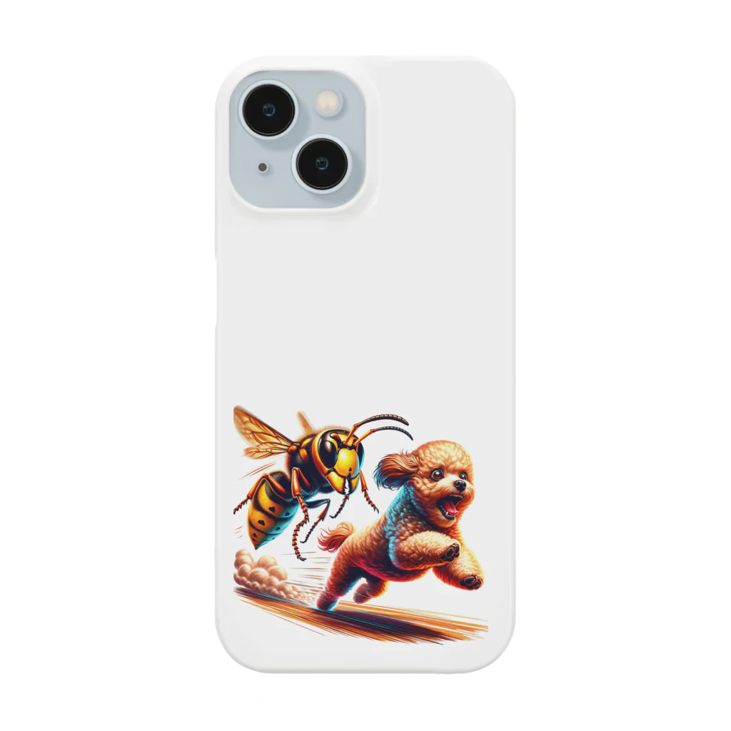 SUZUMEBACHI-HUNTERのオオスズメバチと追いかけっこ【トイプードル編】 Smartphone Case