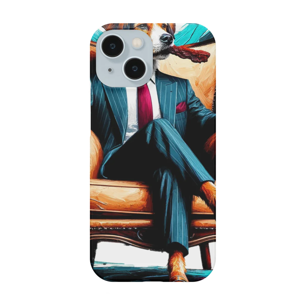 niko&PANDA shopのビジネス犬 Smartphone Case