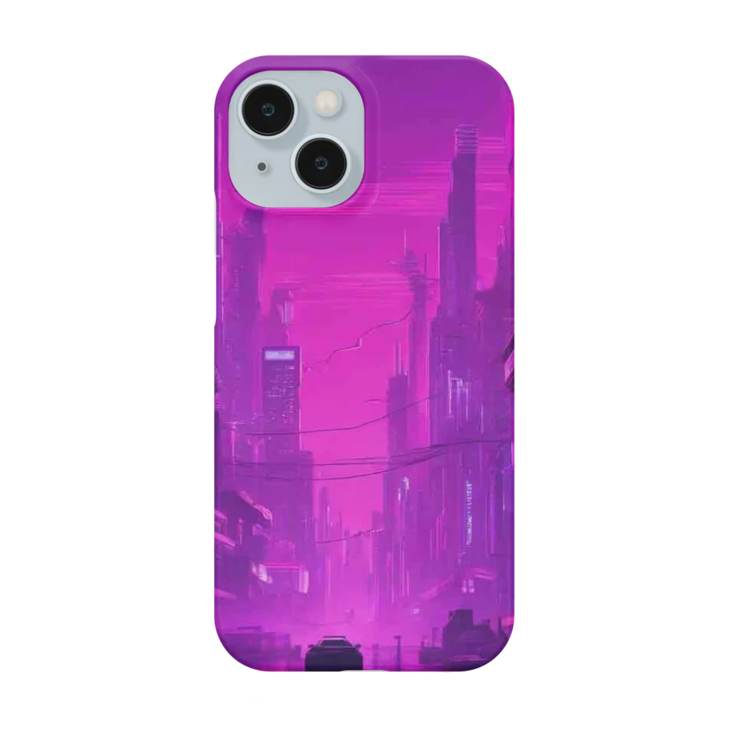 3tomo6's shopのpurple Smartphone Case