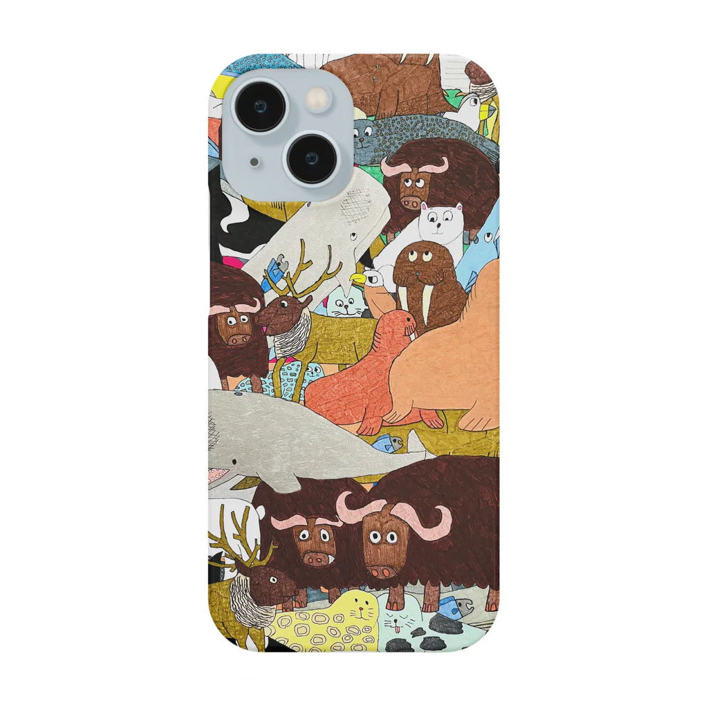 Tistoの北極圏動物の仲間たち Smartphone Case