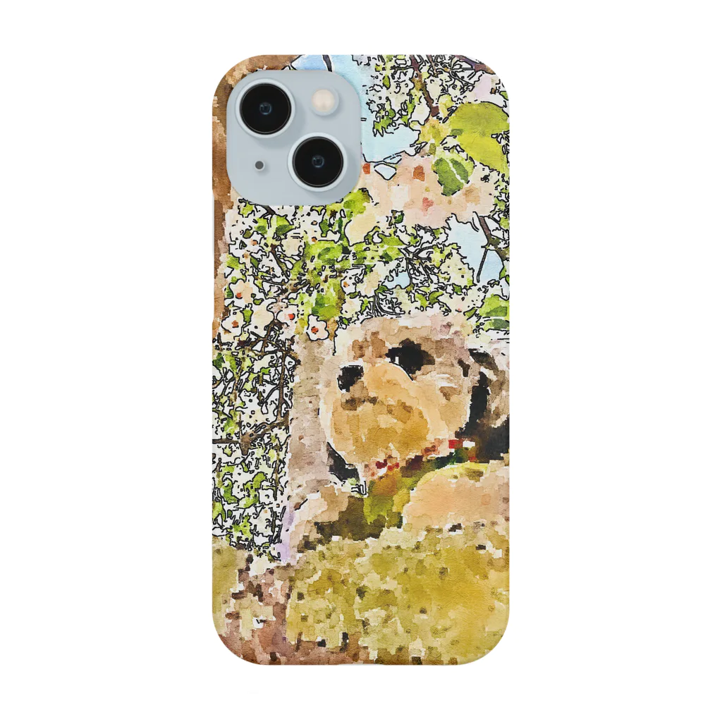 可愛いチワプー、オレオとノッテの水彩画ノッテ Smartphone Case