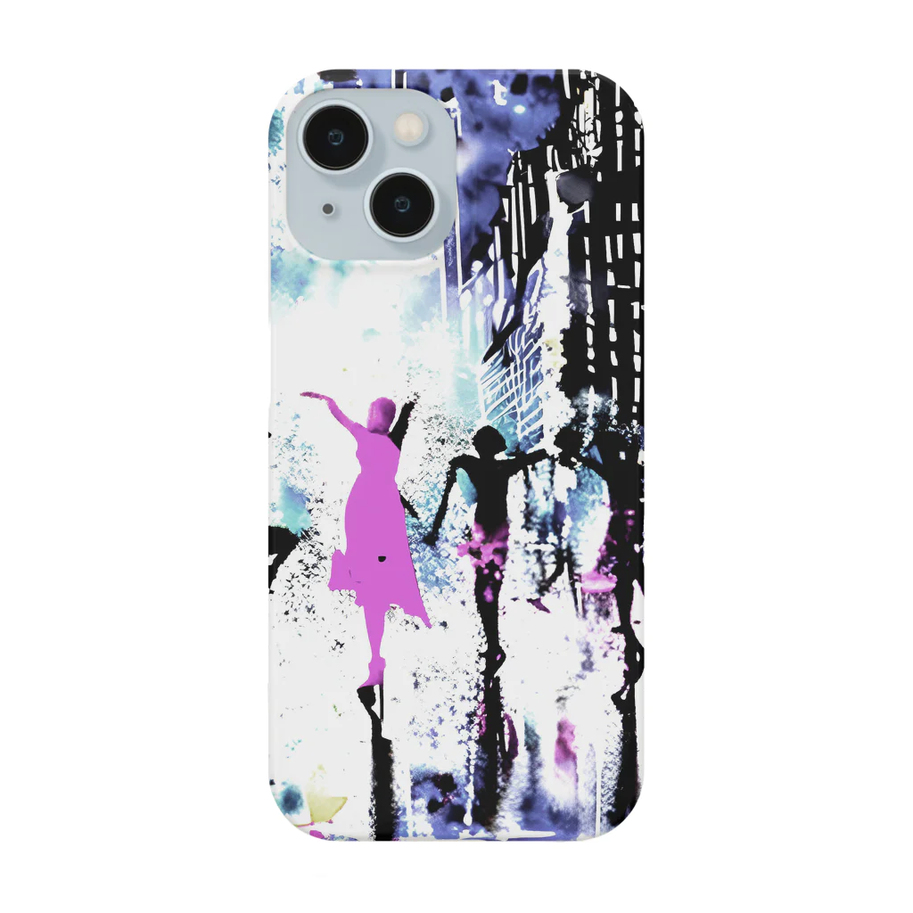 Moichi Designs Shop-2023のnew york dancer スマホケース