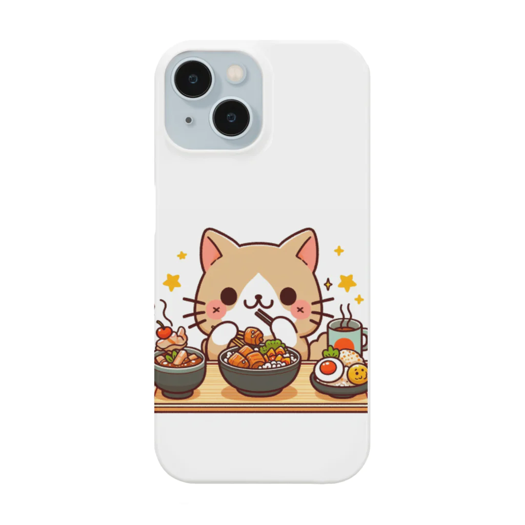 zuuu-の☆食いしん坊にゃんこ☆ Smartphone Case