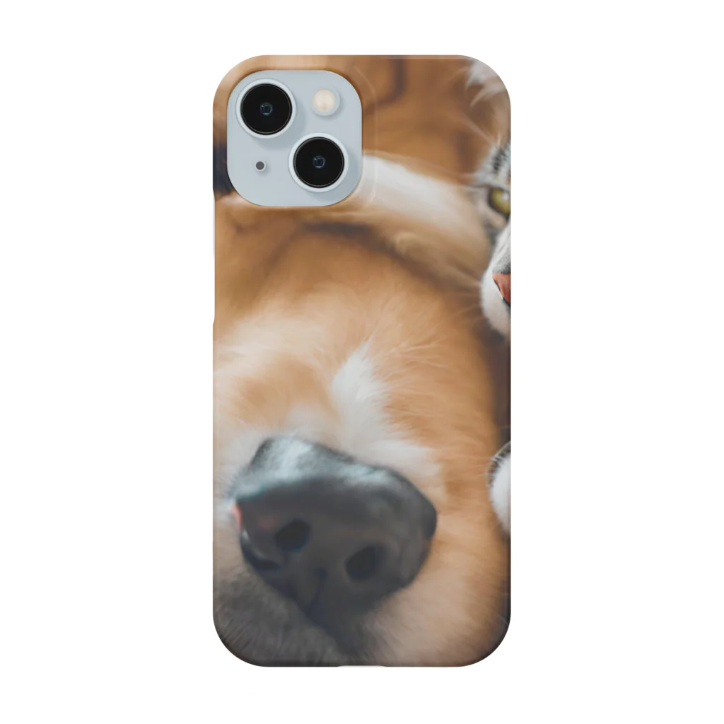 autumnの犬猫寄り添い〜癒やし〜 Smartphone Case