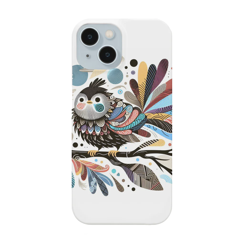 くろっぺの鳥アート TR240101 Smartphone Case