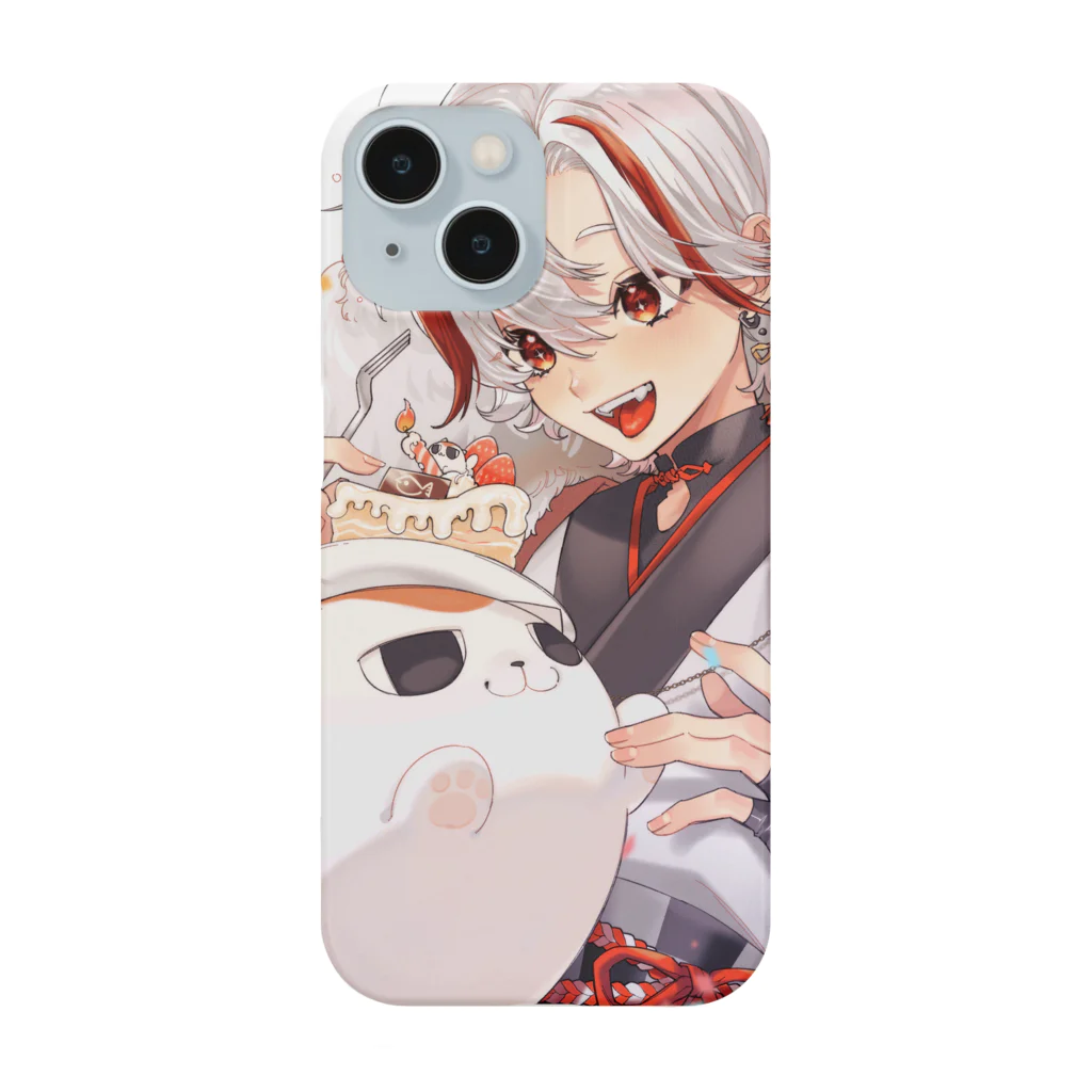 羽白 錦 🤍🎏@新人Vtuberの羽白錦 1stanniversaryグッズ Smartphone Case