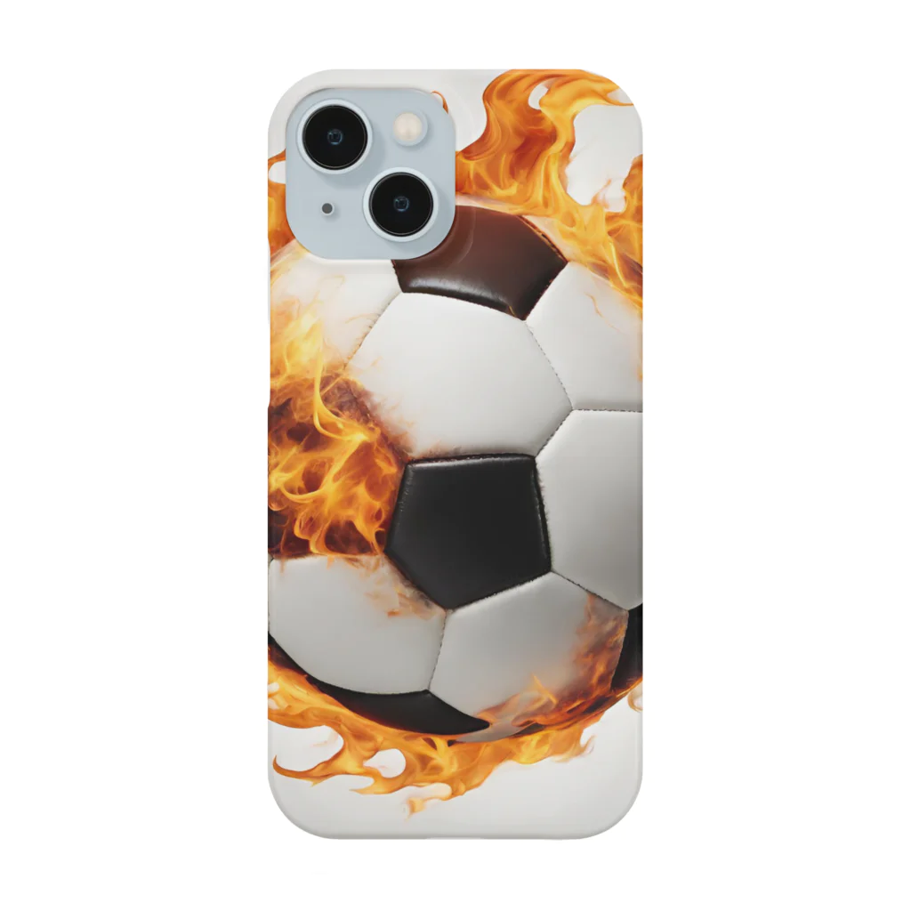 kukunisa23の熱い！灼熱のサッカーボール！ Smartphone Case