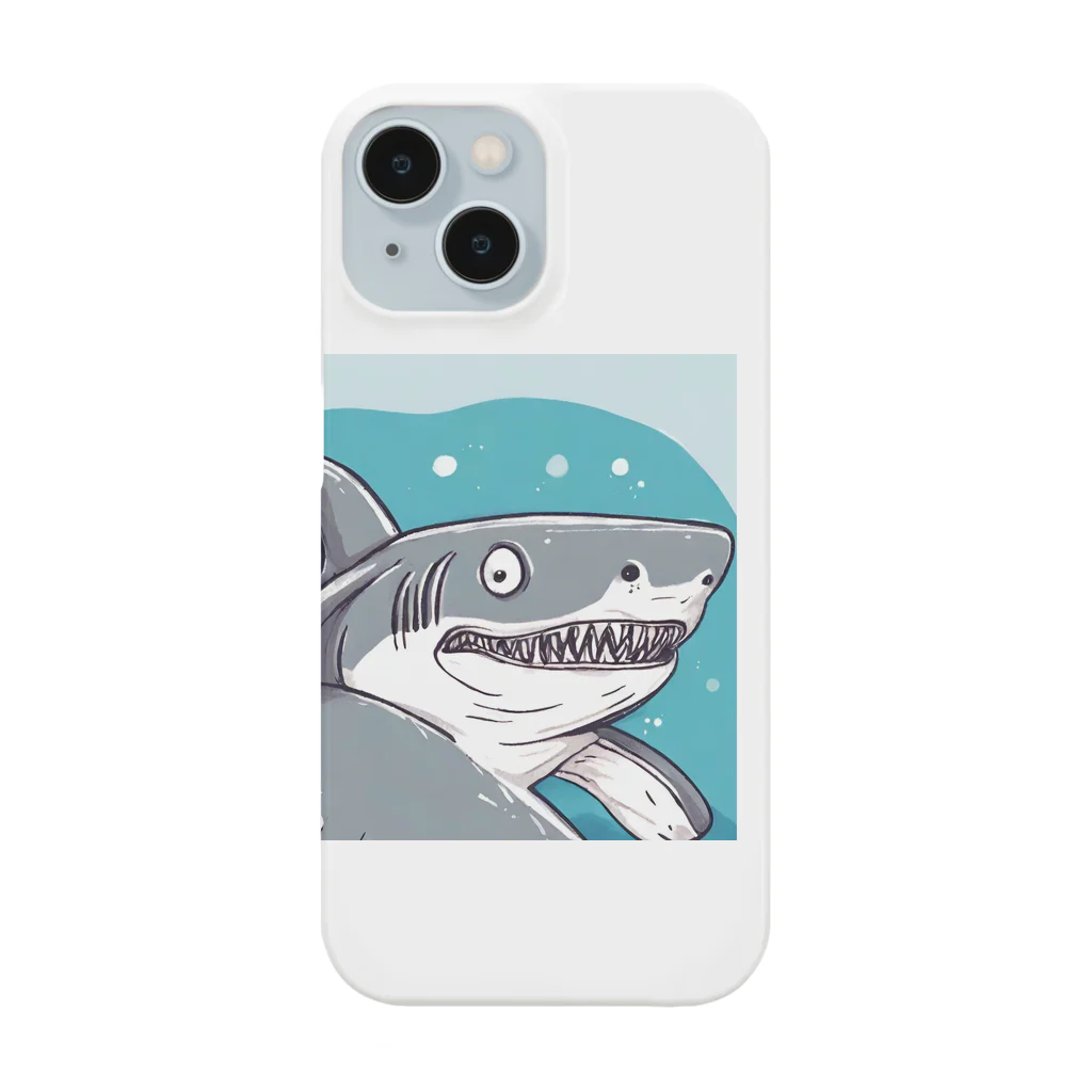 Asami アンティークの陽気な海の仲間 - サニー・シャークスミルス Smartphone Case