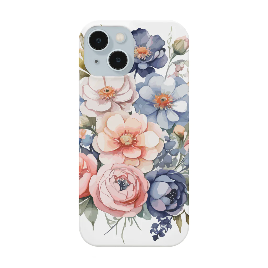 ファンシーTシャツ屋のパステルカラーの花束 Smartphone Case
