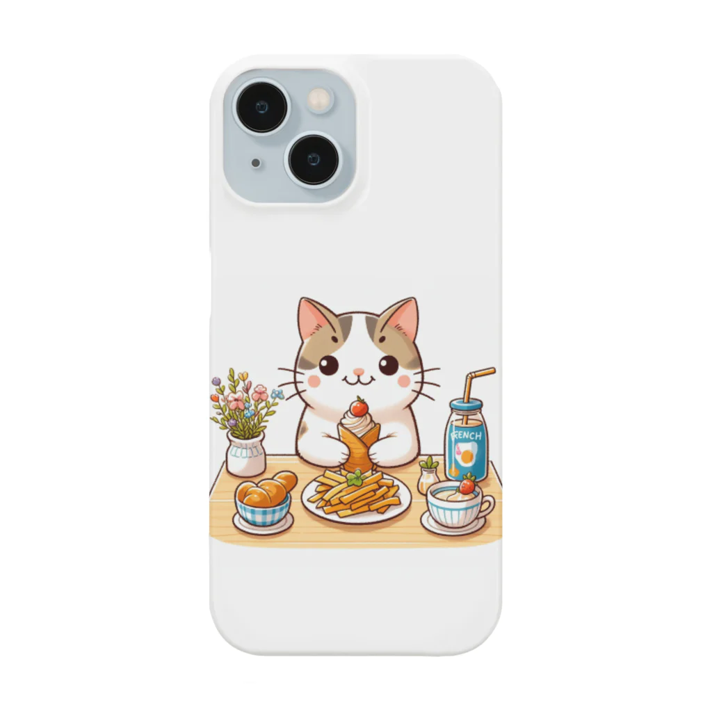 zuuu-の猫くんの豪華なカフェごはん♪ Smartphone Case