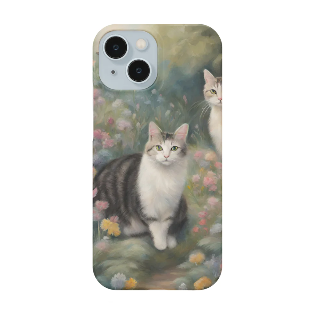 夜のねこの猫の楽園 Smartphone Case