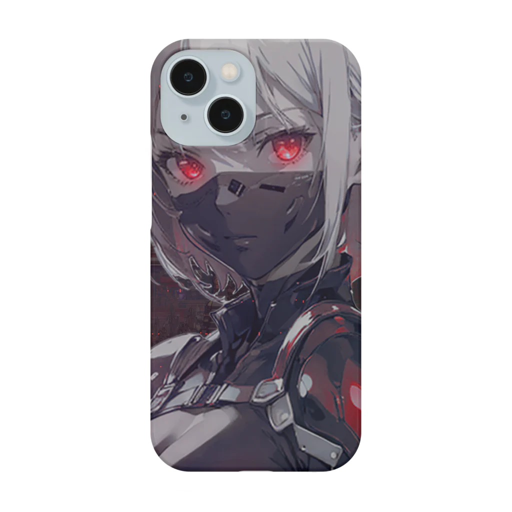 Japanesque_ImaginationのCyborg Ninja : Iris Nova Smartphone Case