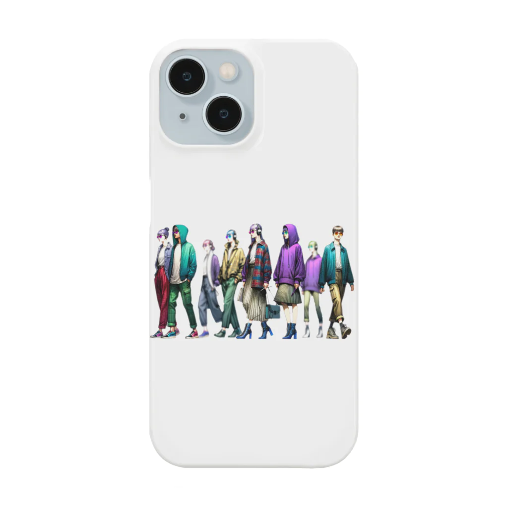 hoodie styleのメインストリート Smartphone Case