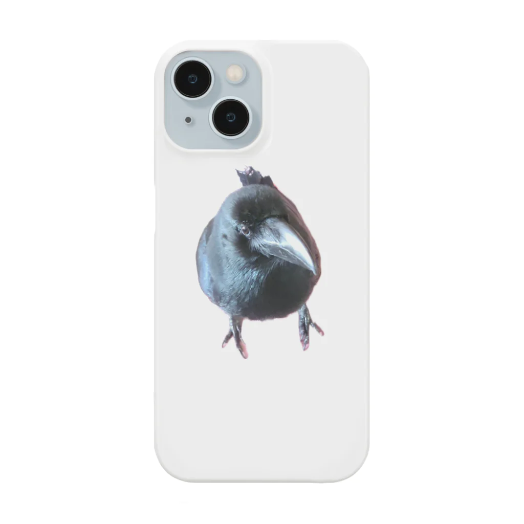 karasunikkiのまんまるカラスのハッピー Smartphone Case