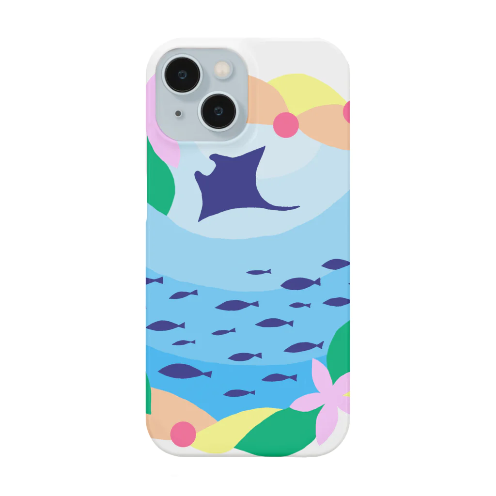 r0no527のリースとお魚たち Smartphone Case