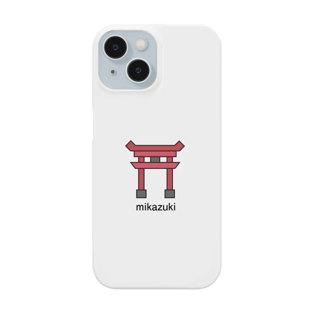 Mikazuki Designのかわいい　鳥居ロゴ　オリジナルグッズ Smartphone Case