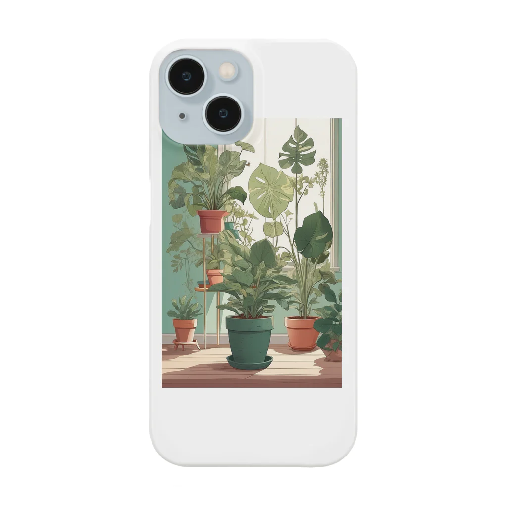 kamako-0608の観葉植物のイラスト Smartphone Case