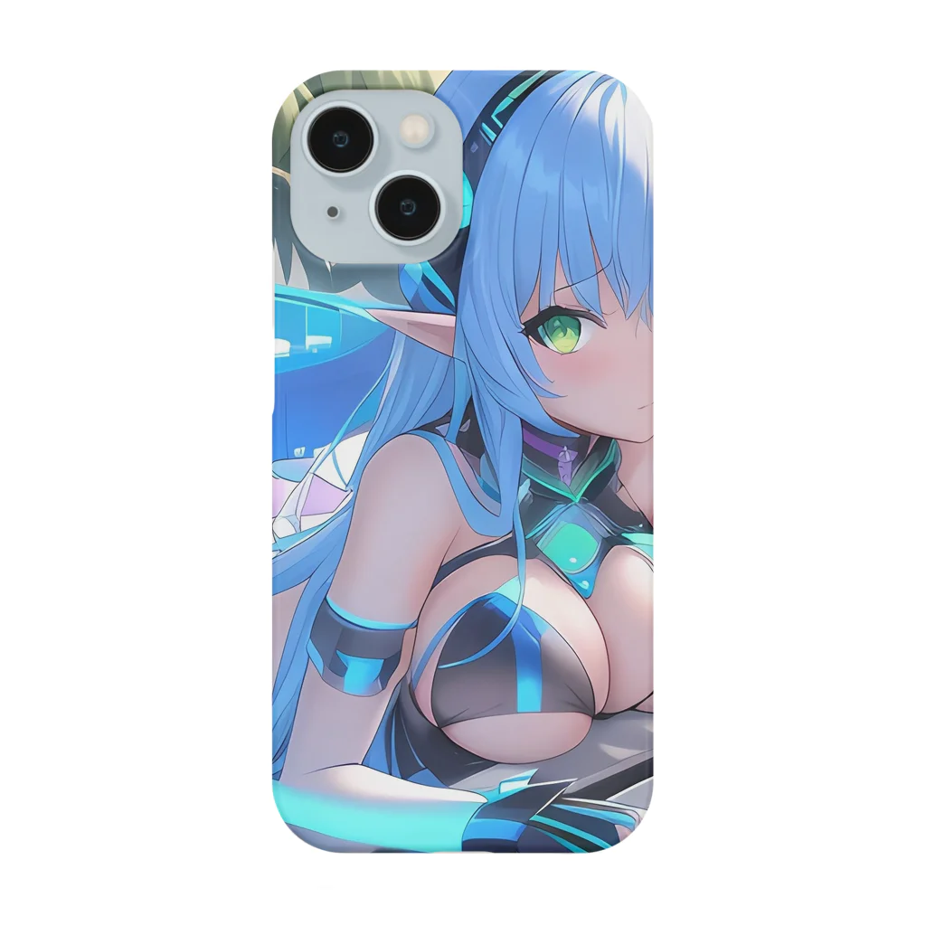 シロクマペンギンのエルフのサイバーピアニストの夏休み Smartphone Case