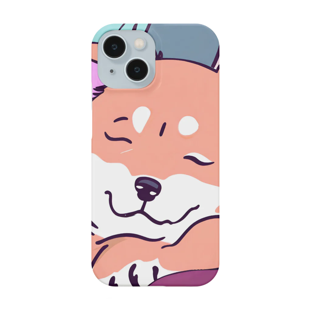 ライクアニマルズの寝顔わんこ001 Smartphone Case