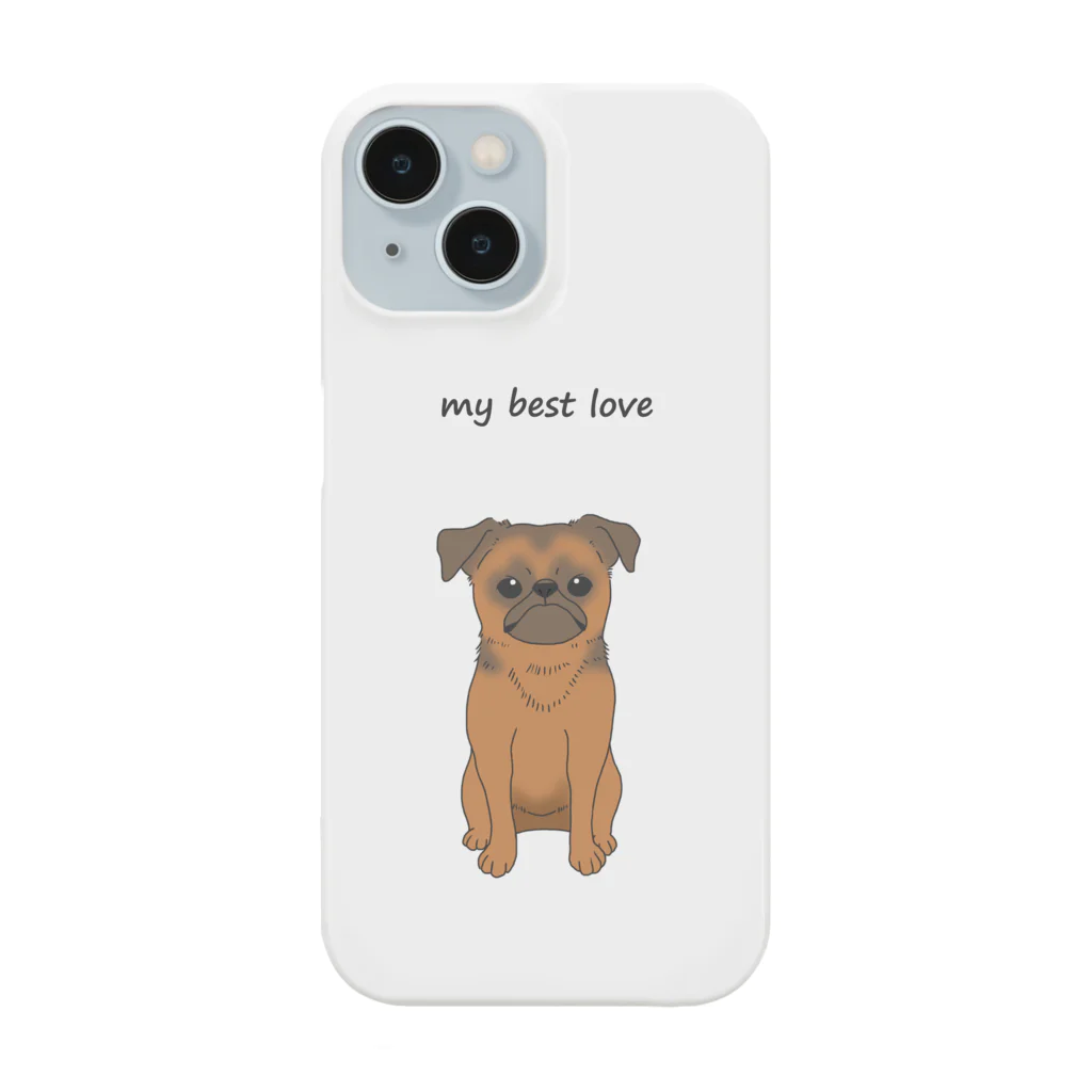 わんライフガーデンのOh my dog！プチブラバンソン(レッド) Smartphone Case
