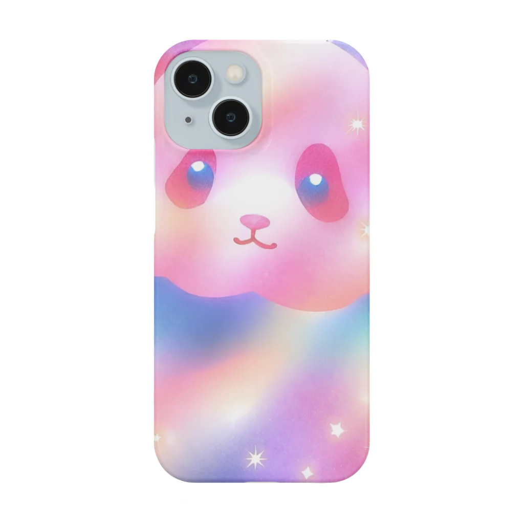 ゆめかわSHOPの（パンダ）ふわふわわたあめ動物園 Smartphone Case