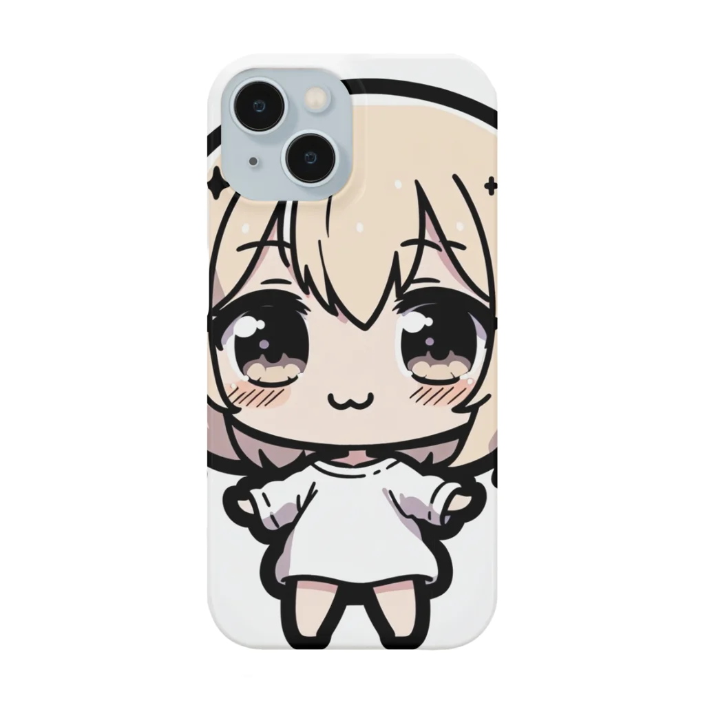 ご飯大好きマンのご飯大好きガール（金髪ニート） Smartphone Case