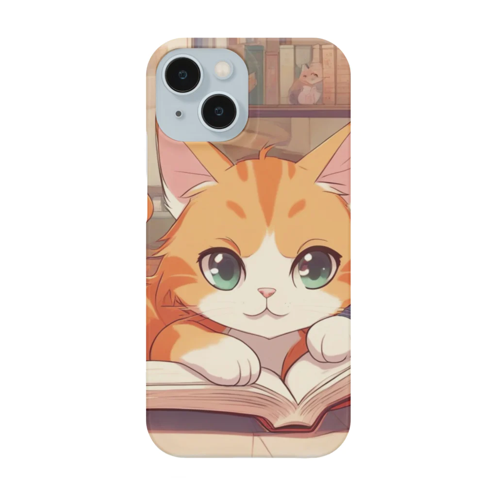 星パンダショップのほんよみかんねこ Smartphone Case