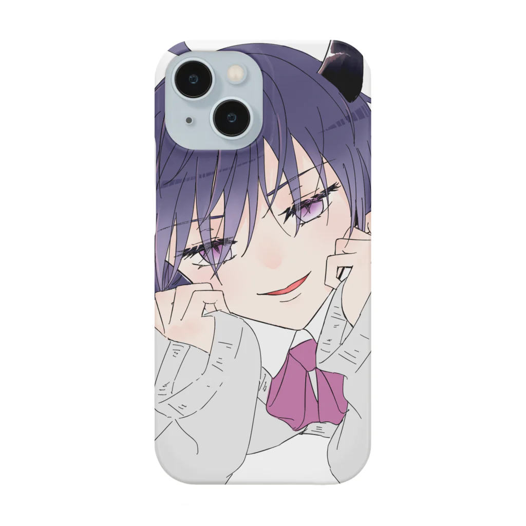 😈へ泥べと🌂の旧べと上目遣い(/ω＼) Smartphone Case