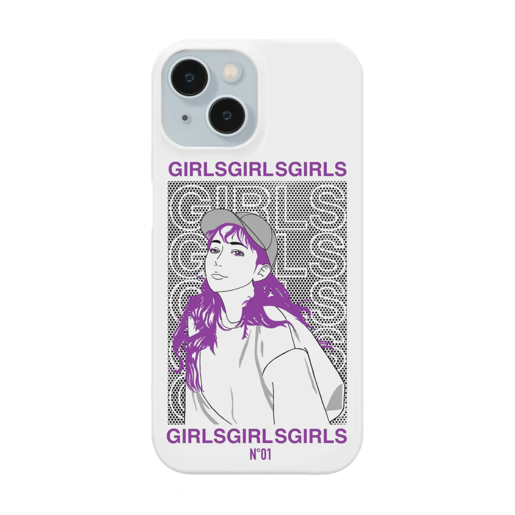 girlsgirlsgirlsのGirls Girls Girls N°01 type-B Smartphone Case
