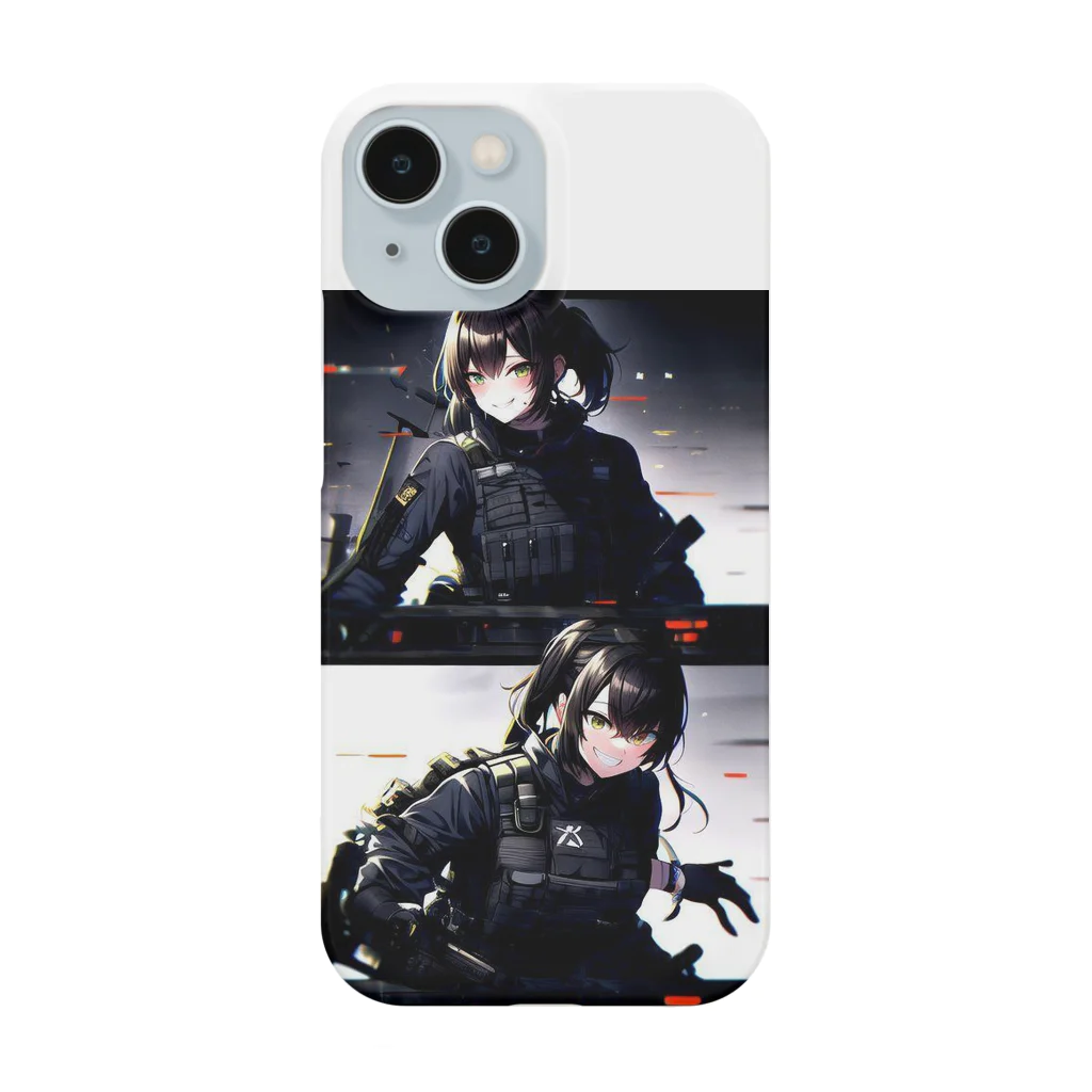 キャラクターグッズの【戦闘員少女】連携 Smartphone Case