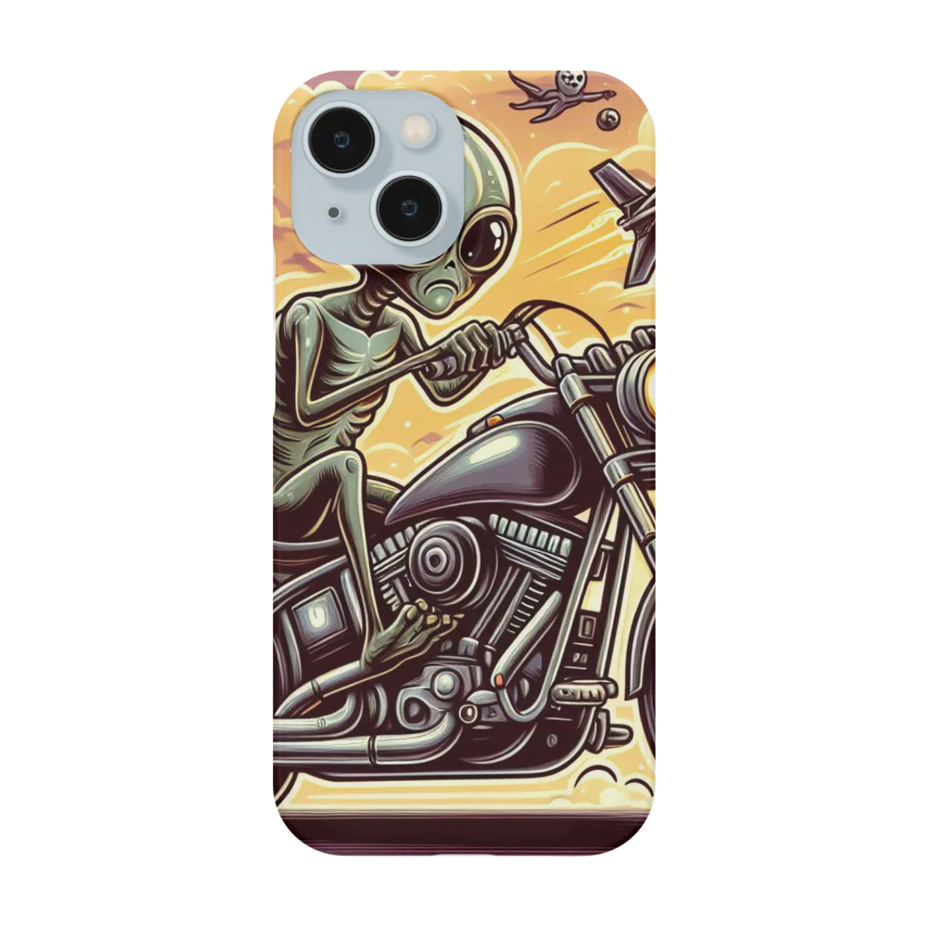 おふざけのバイク宇宙人 Smartphone Case