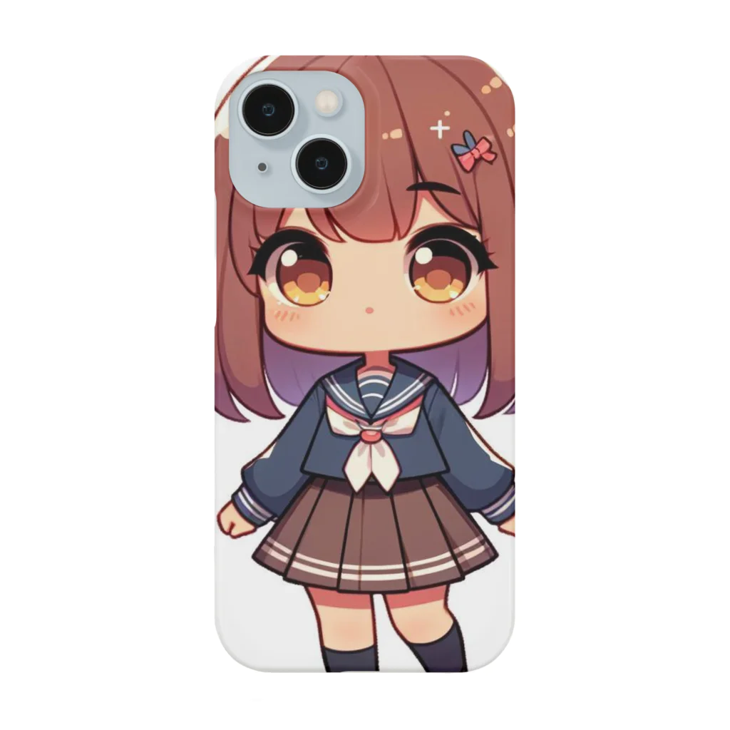 A-Intelligenceの可愛い制服の女の子シリーズ Smartphone Case