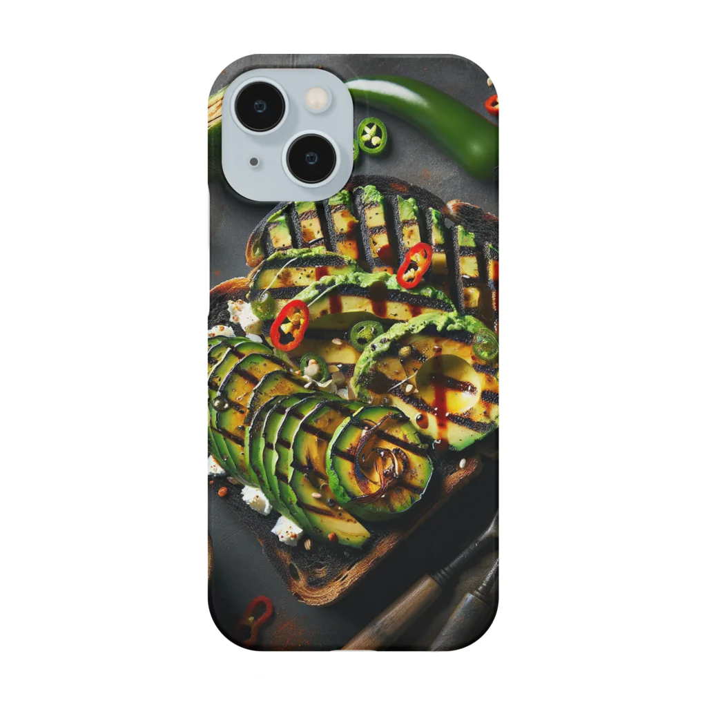 sasa_hhの炭焼きアボカドとハラペーニョのトースト Smartphone Case