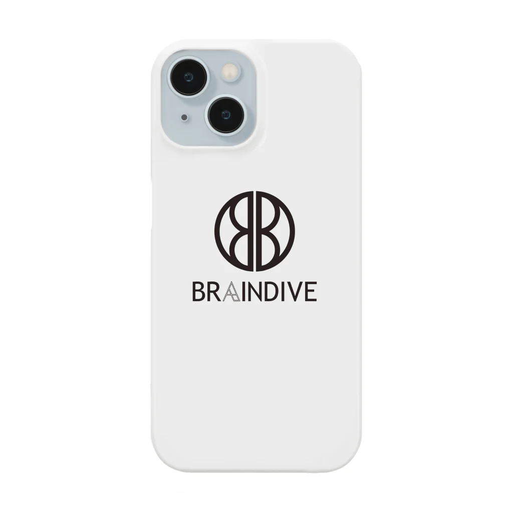 あたらしくんのオンラインショプの【BRAINDIVE】スマホケース 白ver Smartphone Case