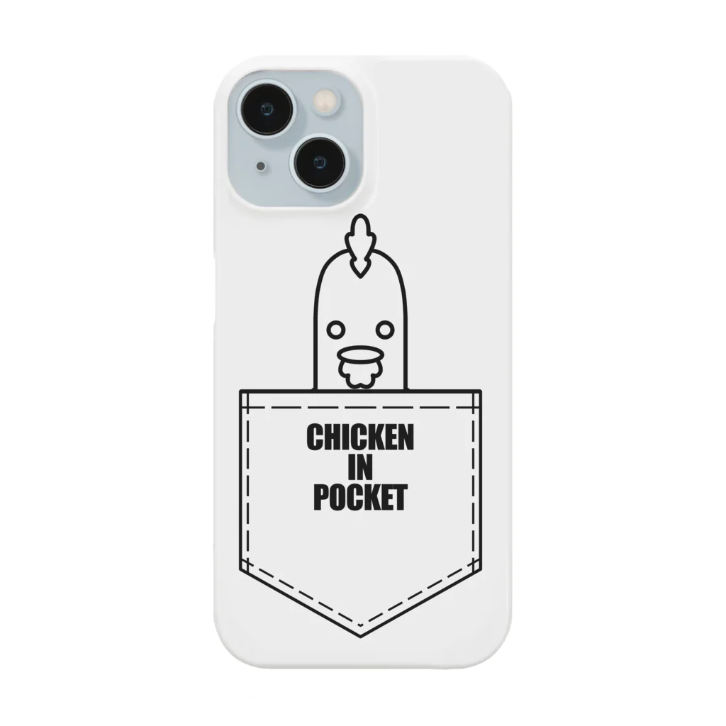 ニワトリフレンズのCHICKEN IN POCKET スマホケース