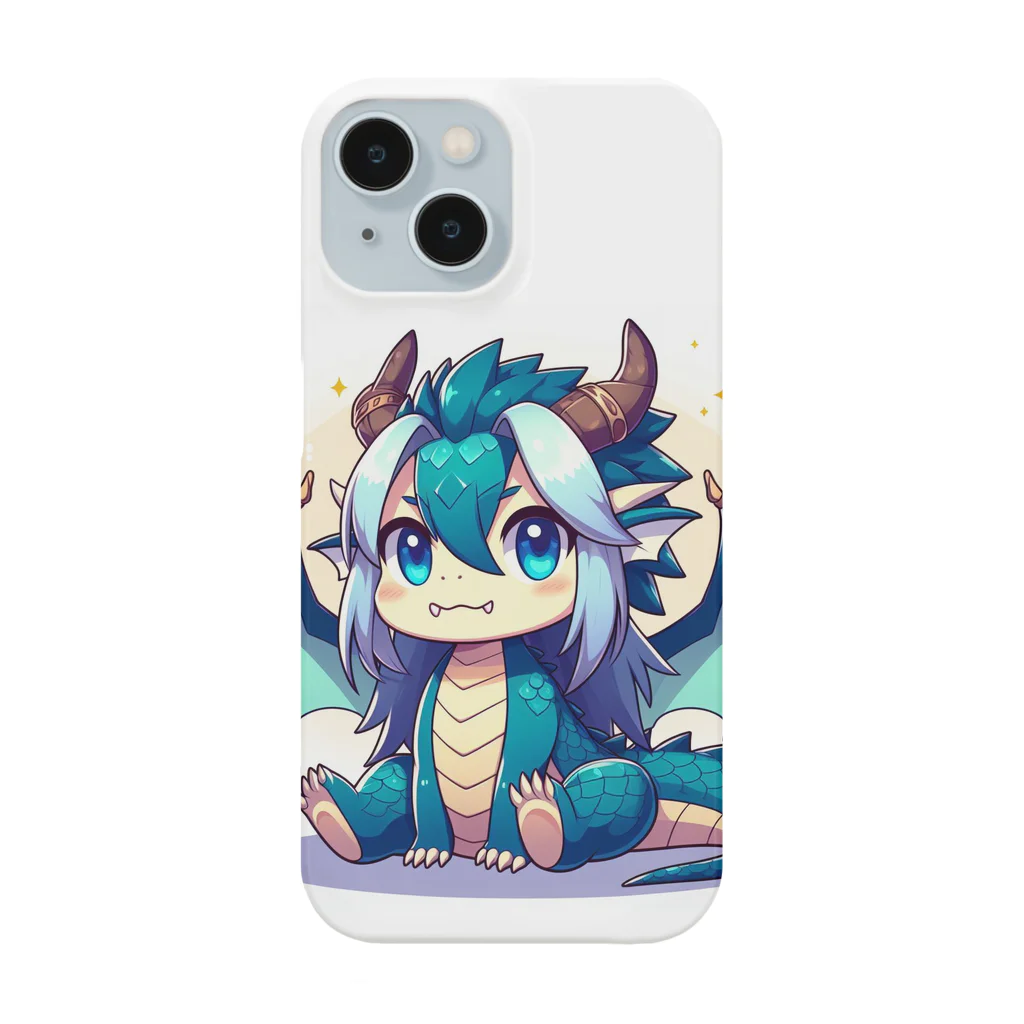 可愛らしいドラゴンのイラストグッズ店の可愛らしいドラゴンマスコット Smartphone Case