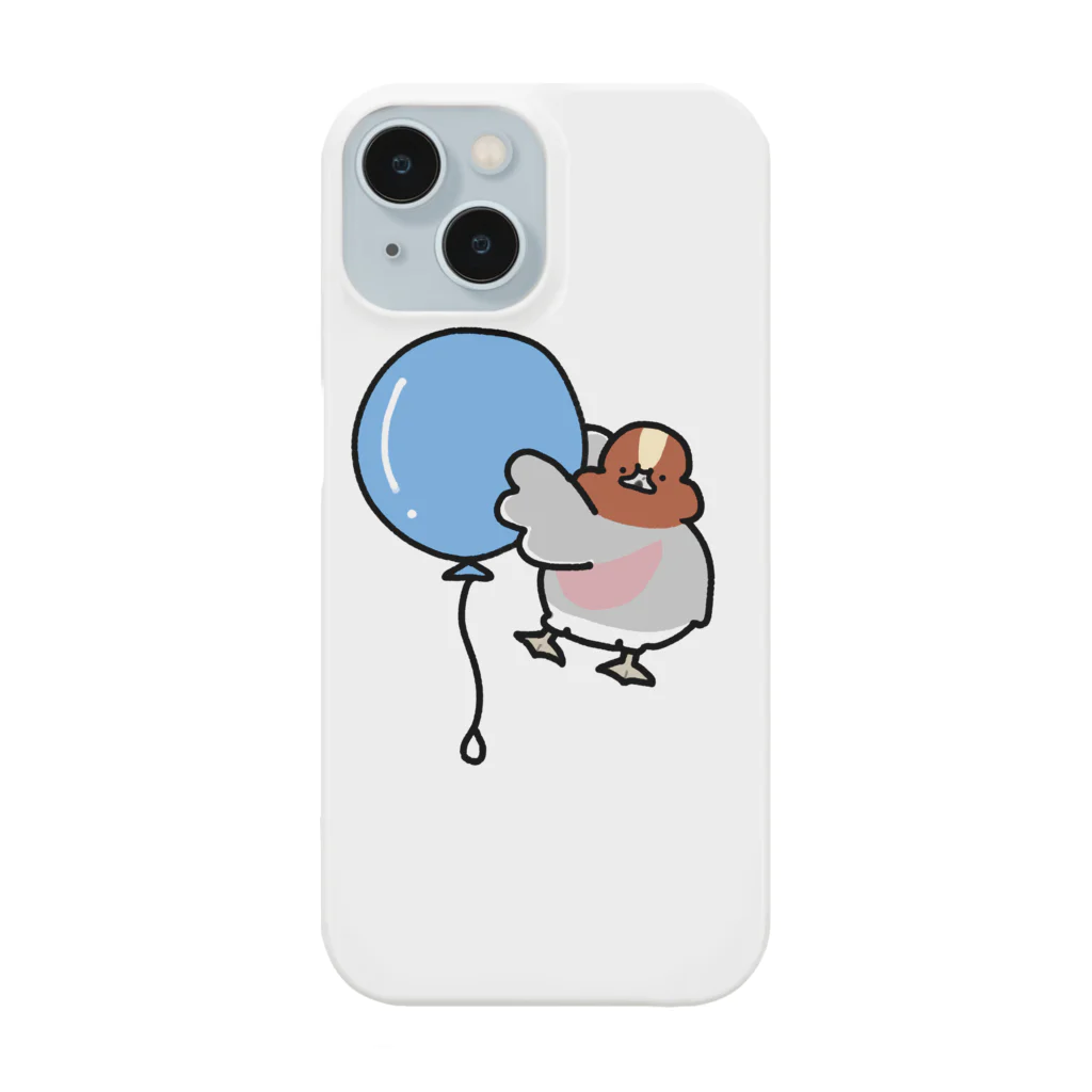 duck bird storeの風船 アヒル＆カモシリーズ 〈ヒドリガモ〉 Smartphone Case