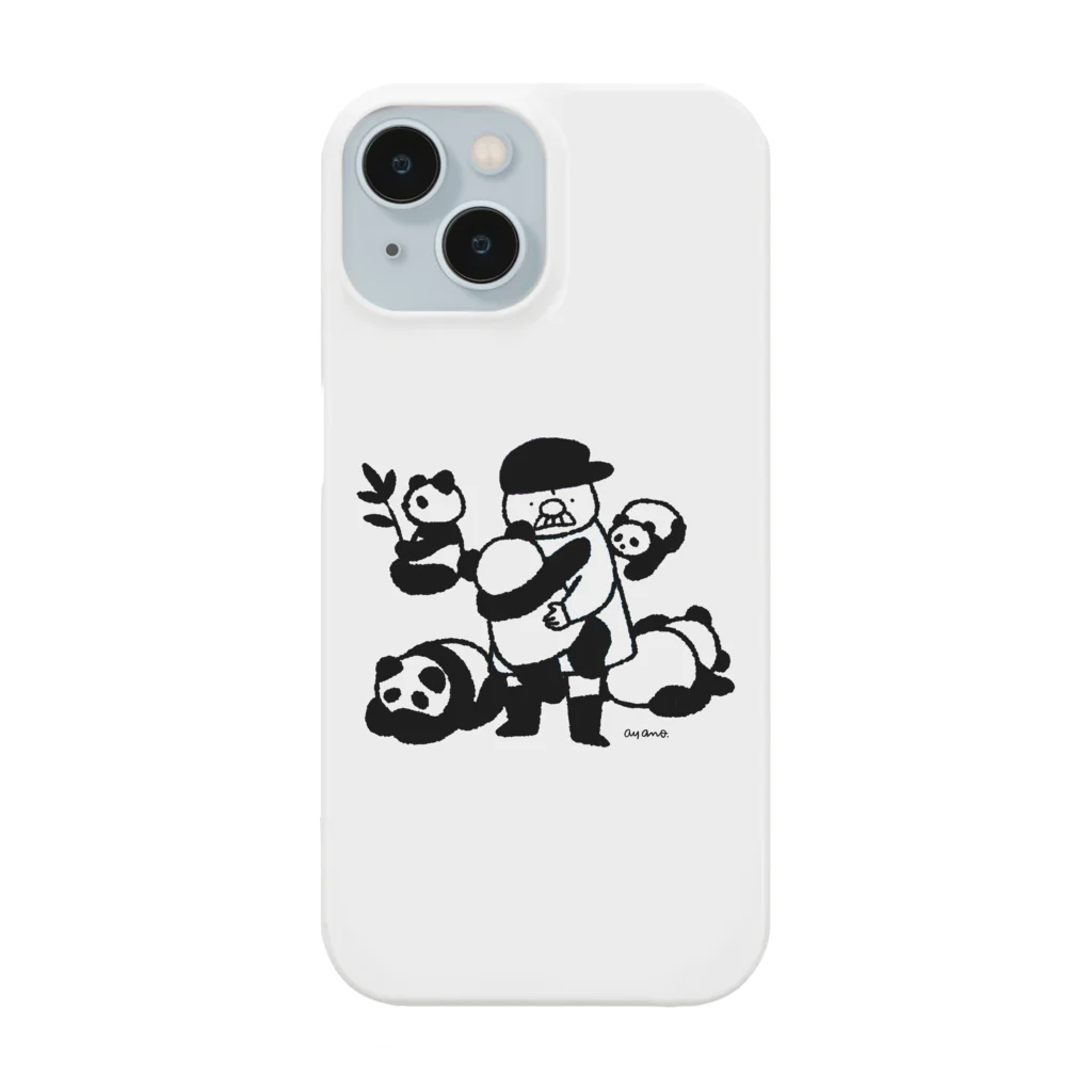 ポス山ポス夫のポス夫とパンダ Smartphone Case