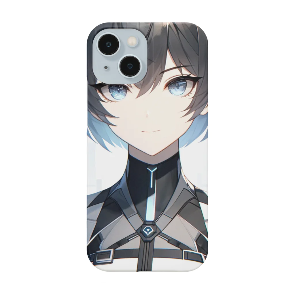 しんがんの未来的なAI美女 Smartphone Case