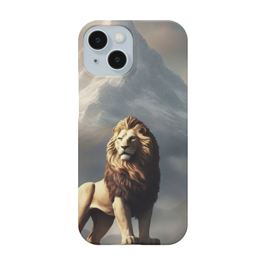 33sun33の頂上のライオン Smartphone Case