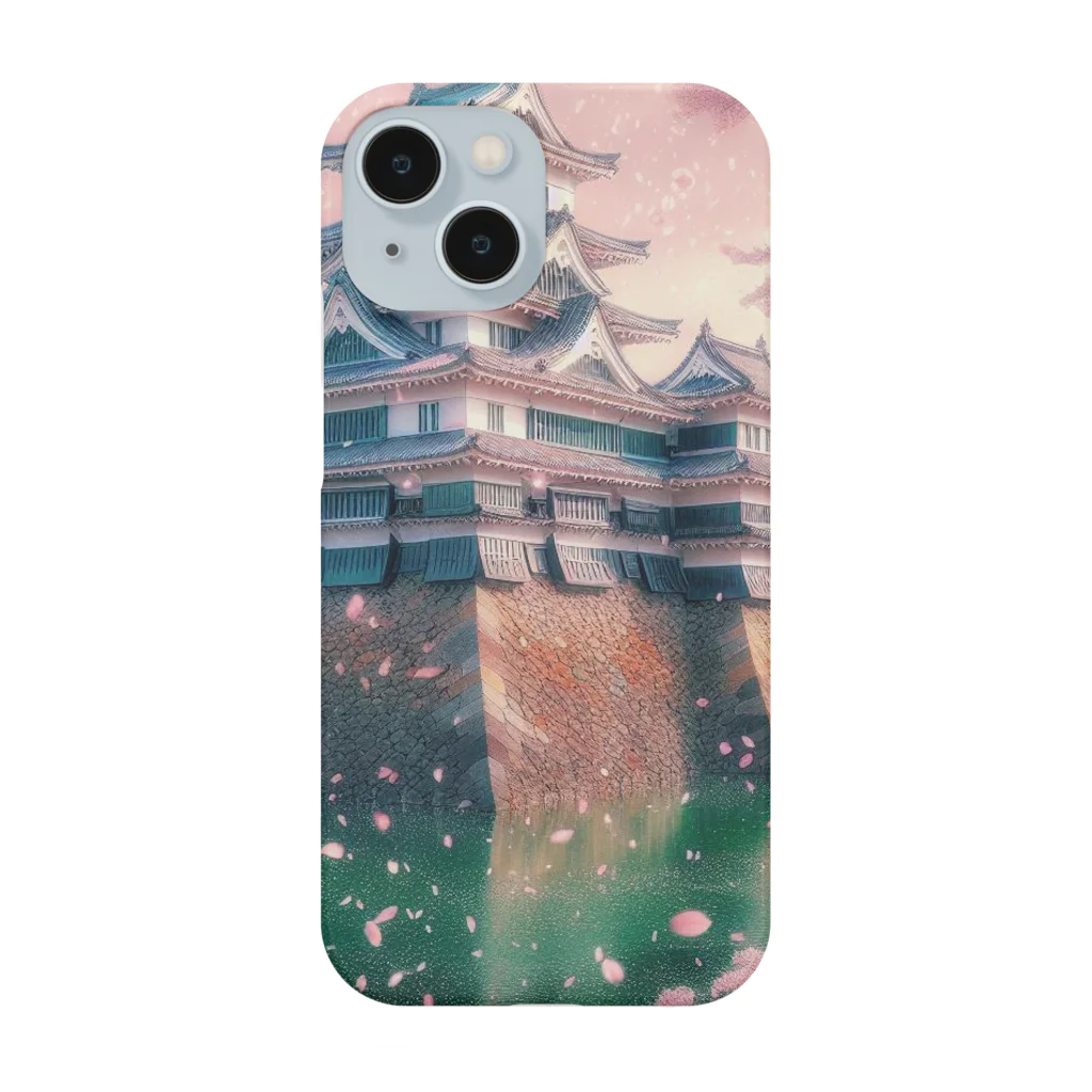 ANTARESの桜にお城 Smartphone Case