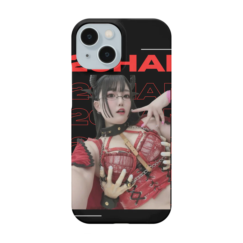 SHOP　EVERYONEのなっつん　Red スマホケース